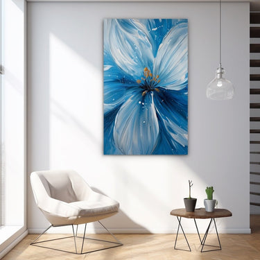 Blue Flower Canvas